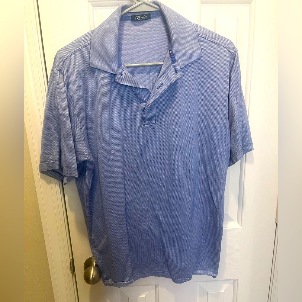 Marbas polo shorts sleeve shirt size M